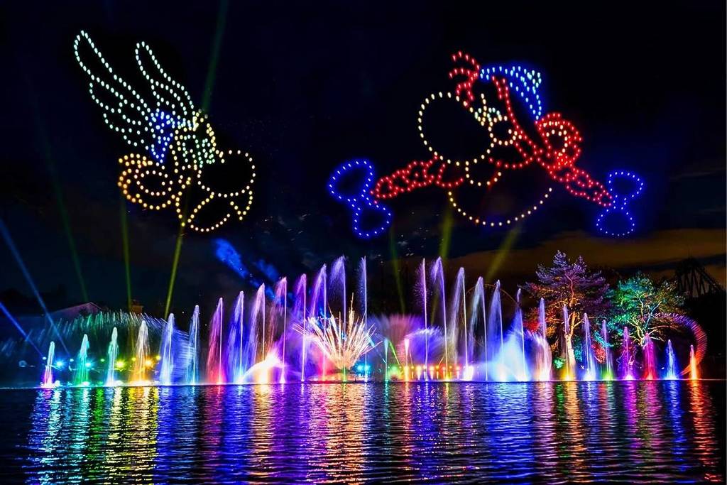 Asterix e la pozione delle stelle: nuovo spettacolo notturno con i droni al Parc Astérix