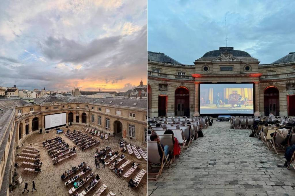 most beautiful open-air movie theater in Paris
