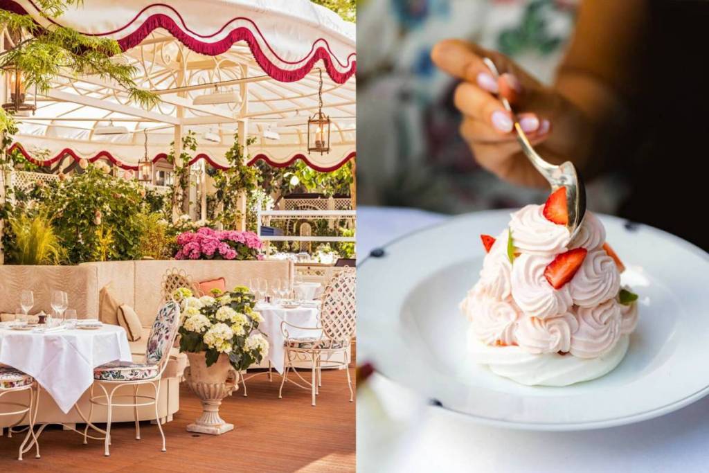 « On y mange les meilleures pavlovas glacées »  Dans un ancien hôtel particulier de 1911, ce restaurant slave cache un patio verdoyant de 1 000 m² : la plus belle terrasse de l&rsquo;été à Paris
