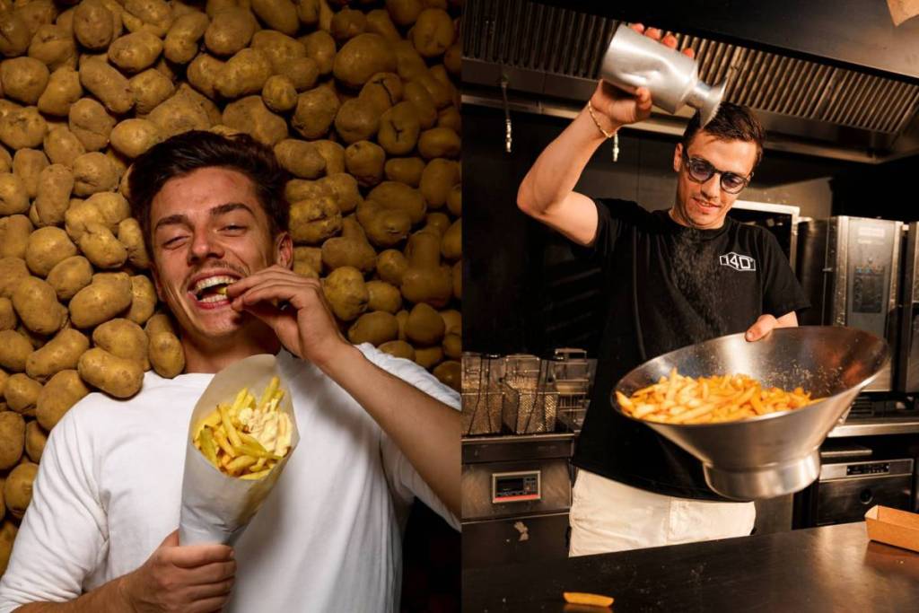 «Os primeiros 100 clientes vão receber um cone de batatas fritas GRÁTIS» — a fritkot 140° da Mallory Gabsi (Top Chef) abre este sábado em Paris!