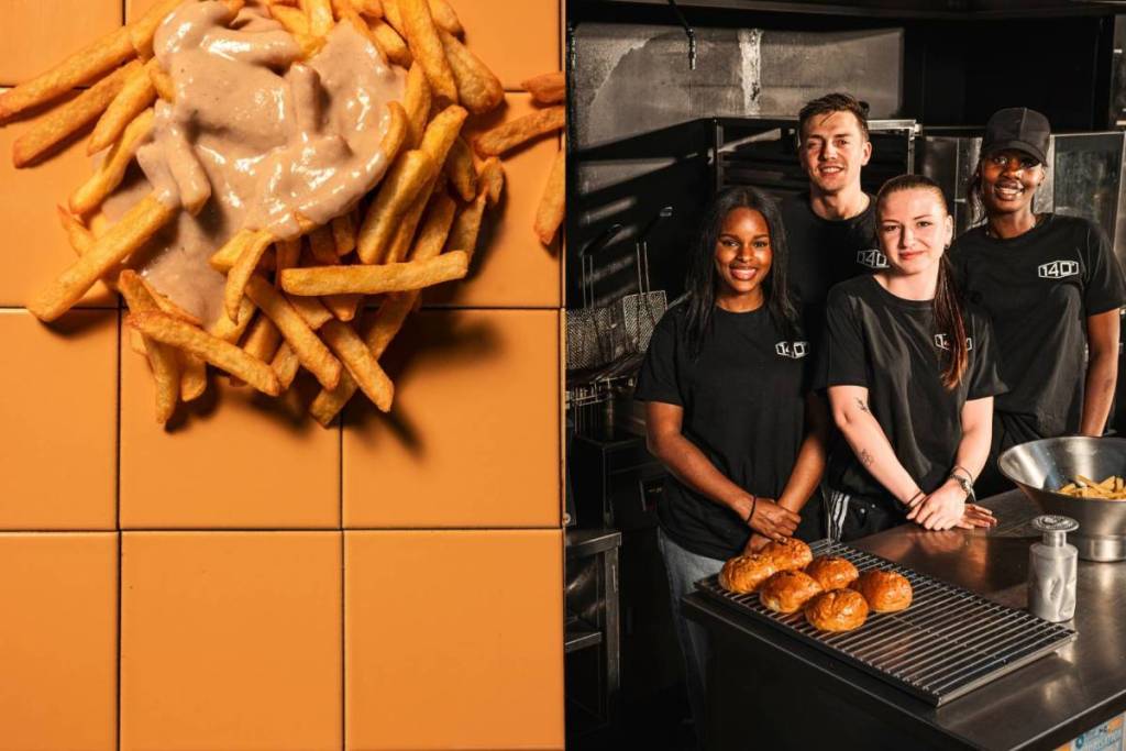 novo restaurante em Paris 140° batatas fritas Mallory Gabsi batatas fritas GRÁTIS