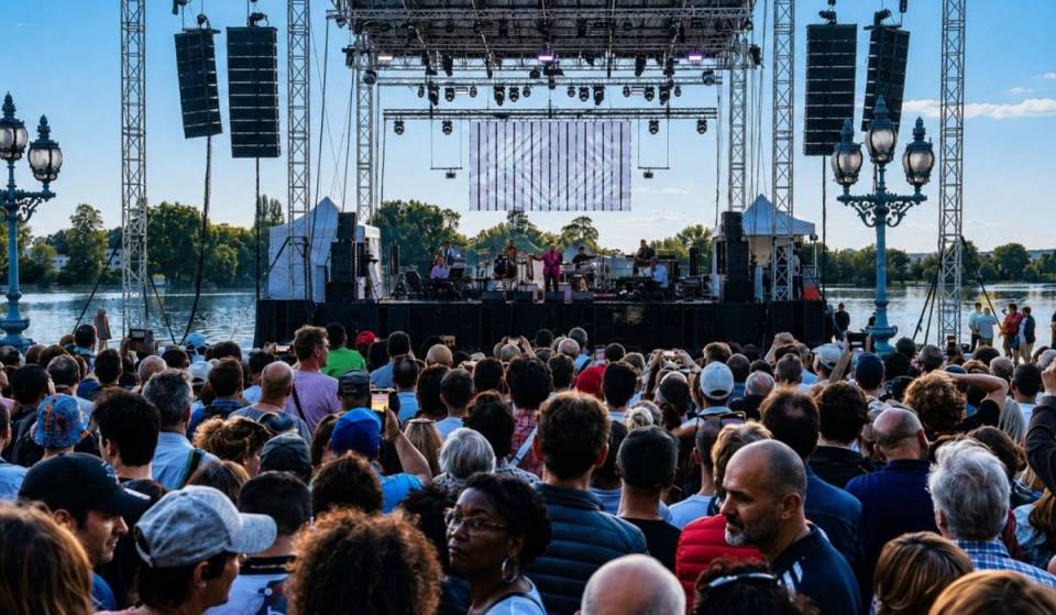Just 15 minutes from Paris, a massive open-air stage by the water will bring together Boy George and Kungs for a four-day festival, part of which is free