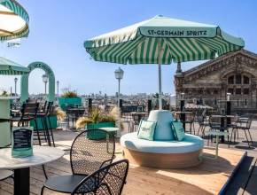 Un nouveau bar éphémère St-Germain® s&rsquo;installe sur ce rooftop iconique, avec une carte signée Cyril Lignac