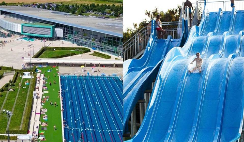 5,000 m² of water, 11 pools, a 500 m² wave pool, and a 20-meter diving pit:  France’s largest aquatic complex is just one hour from Paris