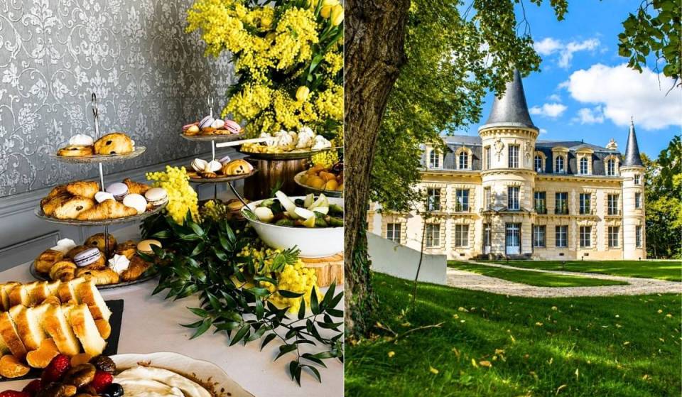 À 35 minutes de Paris, ce château sert buffet à volonté et brunch avec homard au bord de sa piscine tous les dimanches