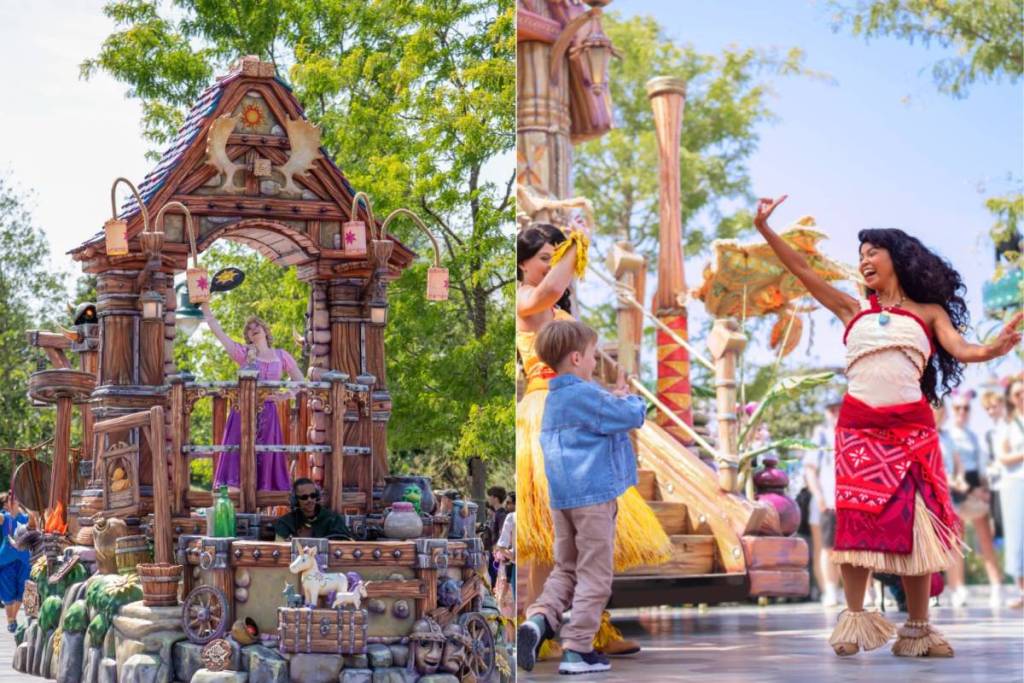 Nieuwe interactieve parade met Moana en Rapunzel in de zomer van 2026