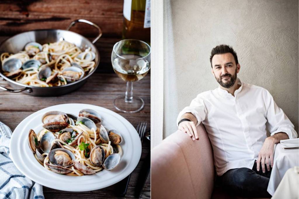 Chef Cyril Lignac’s Linguine alle Vongole Recipe 