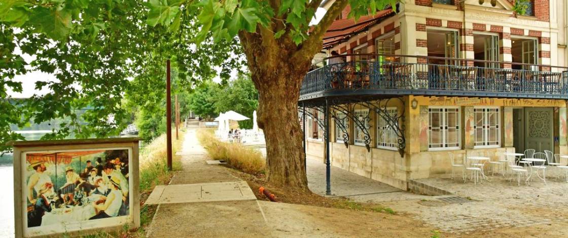 À seulement 15 minutes de Paris en RER A, cet îlot verdoyant bordé par la Seine où peignait Renoir abrite l’un des hauts lieux bucoliques les plus préservés d’Île-de-France