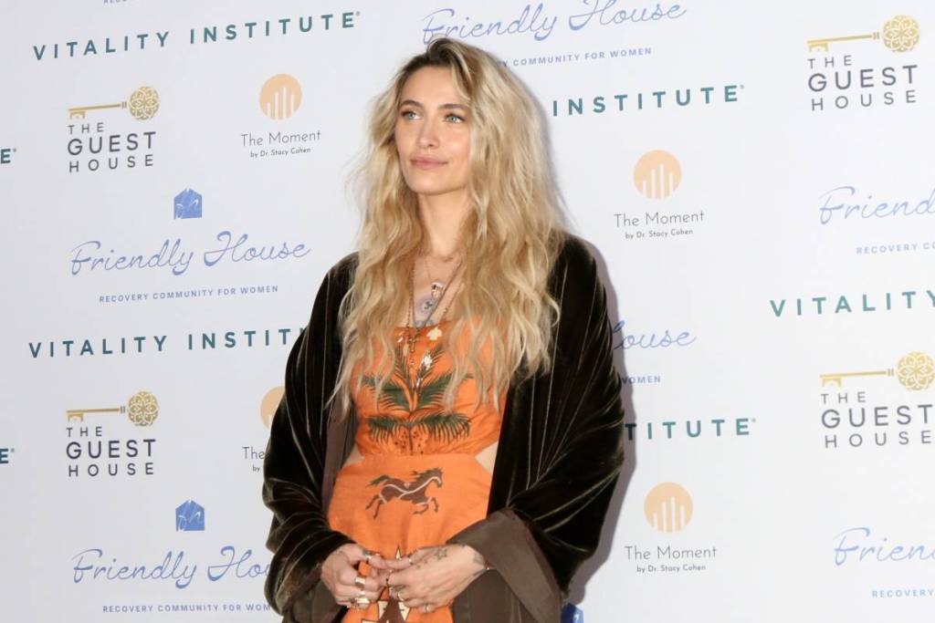 Paris Jackson durante un photocall