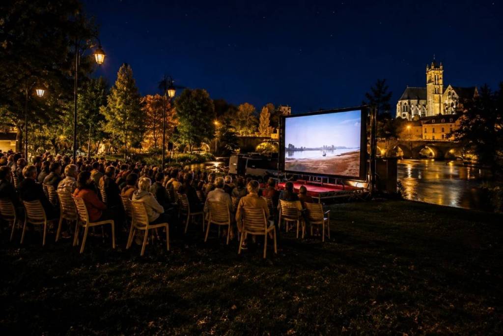 open-air movie