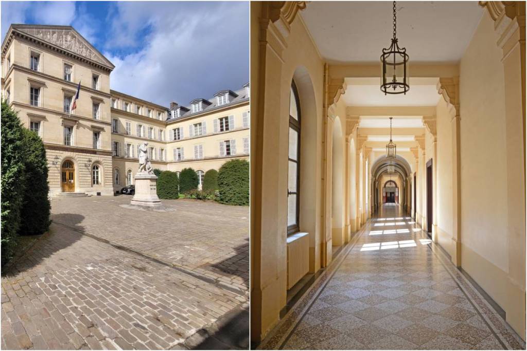 INJA – Blick auf den Innenhof, die Fassade und die Galerien in Paris