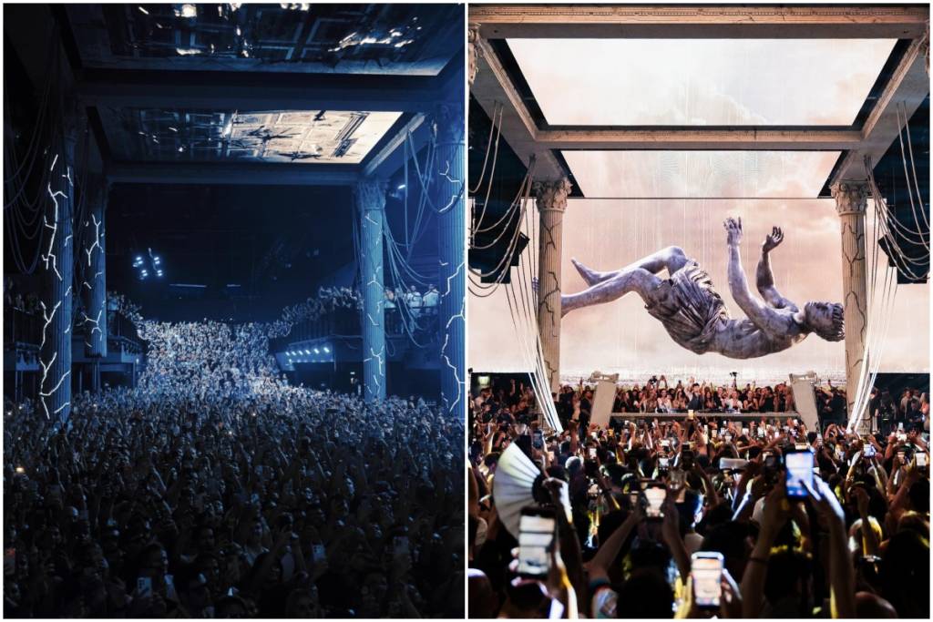 visuel du show ÆDEN d'Anyma après Afterlife