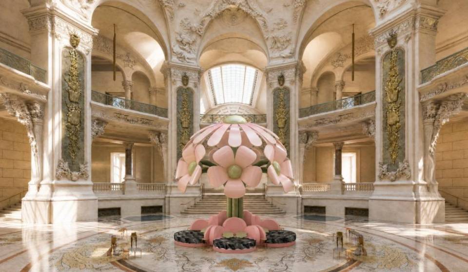 A giant flower will bloom at the Grand Palais during Paris Design Week