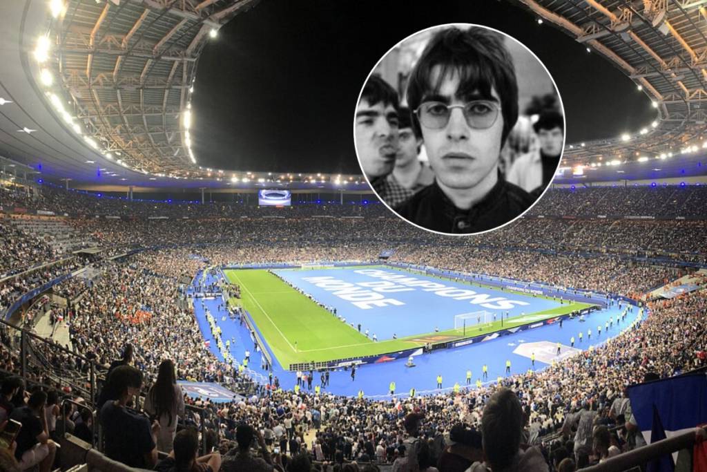 Oasis concert at the Stade de France in Paris