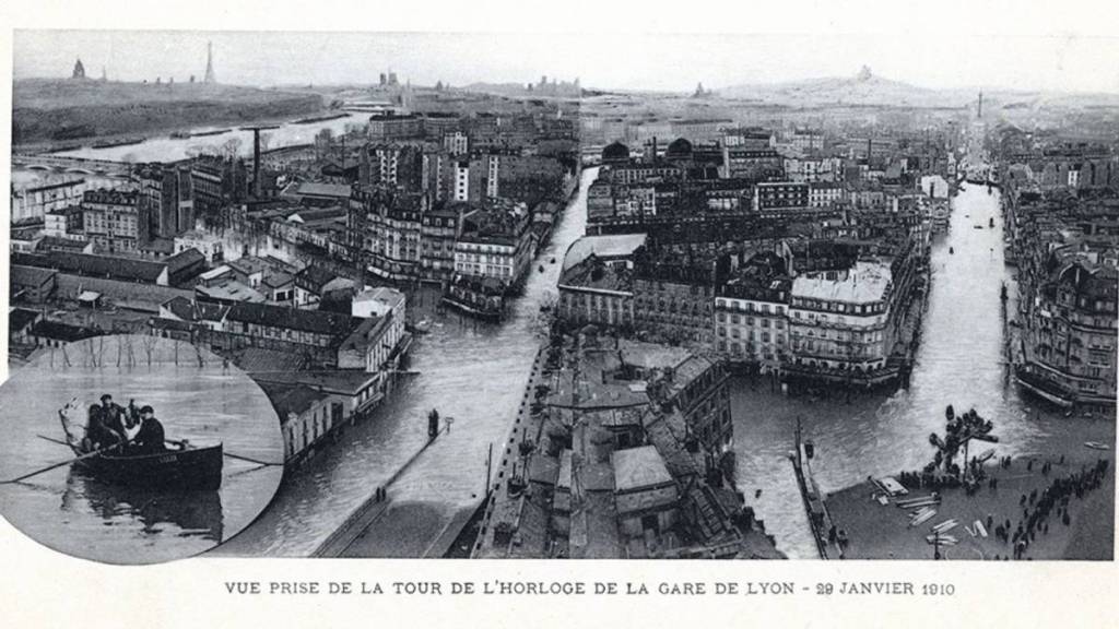Hochwasser an der Seine