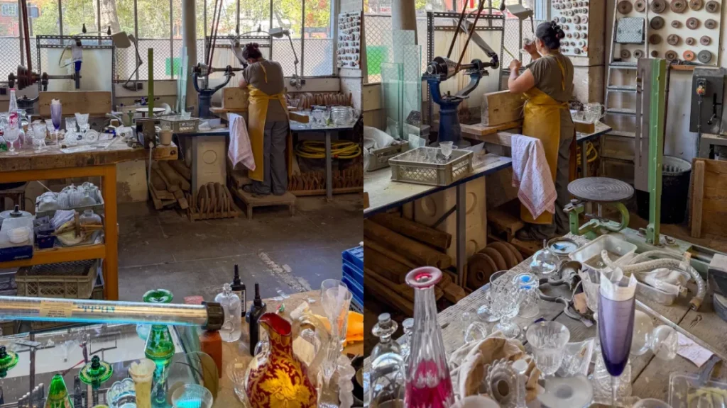 Fermatasi nel tempo dal 1890, la Cristallerie Schweitzer è l’ultima rimasta nella capitale