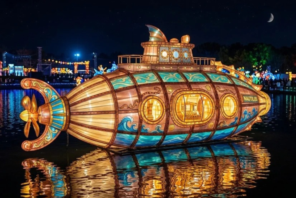 Im November kehrt der größte Lichterparcours von Paris mit über 1.000 bunten Laternen und einer völlig neuen Show auf dem Wasser zurück