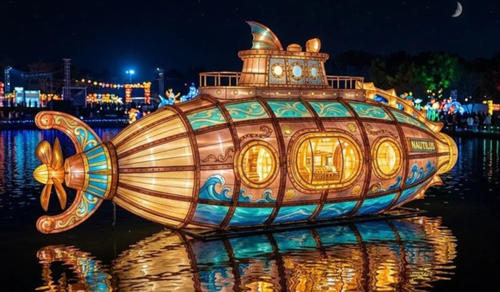 In November, Paris’s largest light trail returns with over 1,000 colorful lanterns and a completely new show on the water