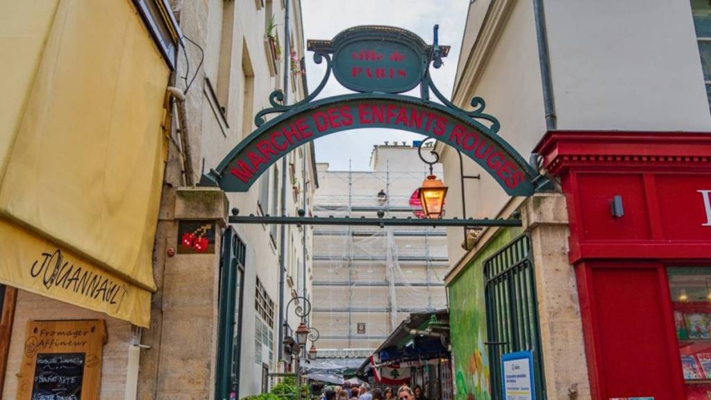 Markt „Enfants Rouges“