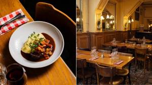 Hemingway, Rimbaud, Verlaine… this brasserie in the Latin Quarter still serves its customers just as it did in the 19th century