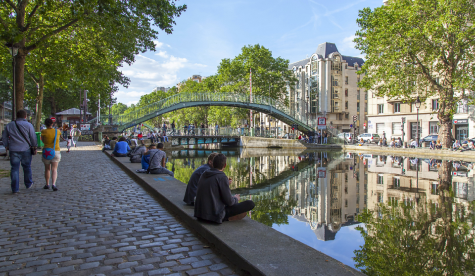 Dug in the 19th century on Napoleon’s orders, the Canal Saint-Martin nearly became a highway before evolving into one of Parisians’ favorite places to stroll