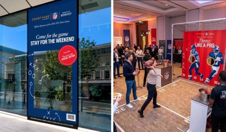 La NFL débarque à Paris ce week-end, avec des expériences immersives gratuites et places de match à gagner par Marriott Bonvoy®