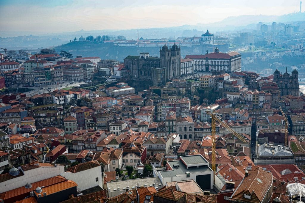 miradouros da cidade do porto