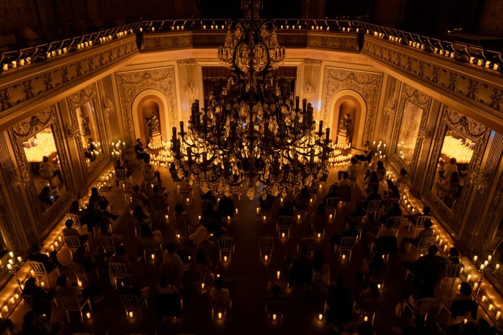 Lustre num sala de espetaculos