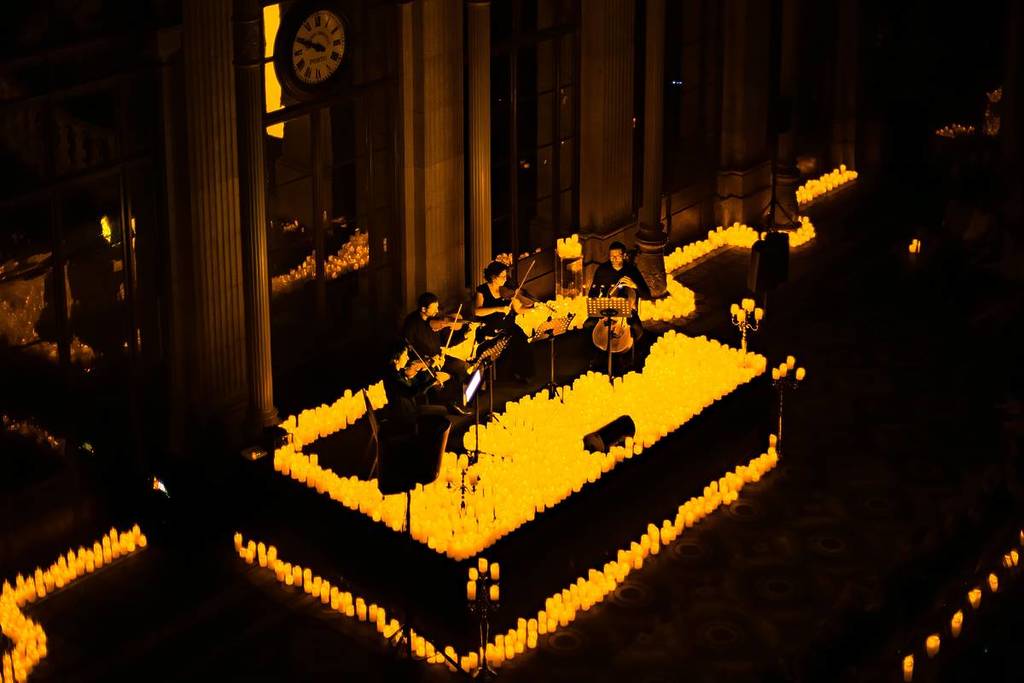 concerto Candlelight quarteto tocando música clássica em Portugal