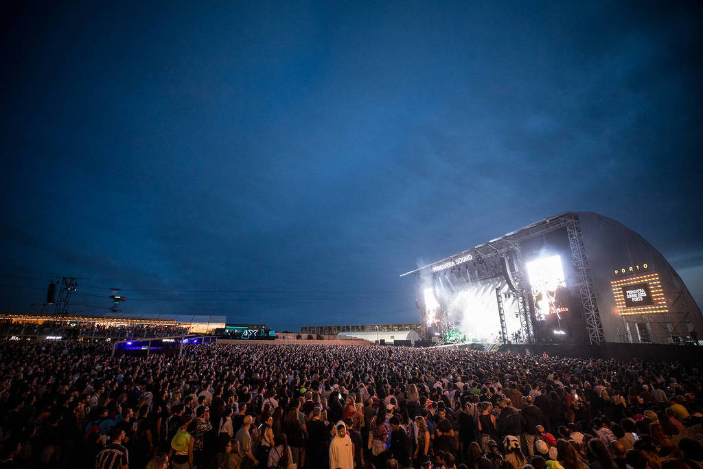 atmosphere at the Primavera Sound festival in Porto