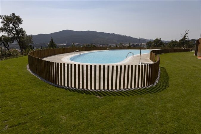 Piscina ao ar livre da Quinta do Passal, no concelho de Valongo, no Grande Porto