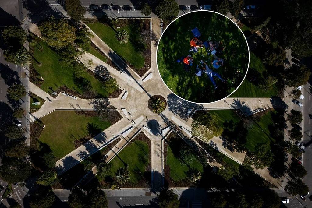 Renovado el jardín de la Praça da República