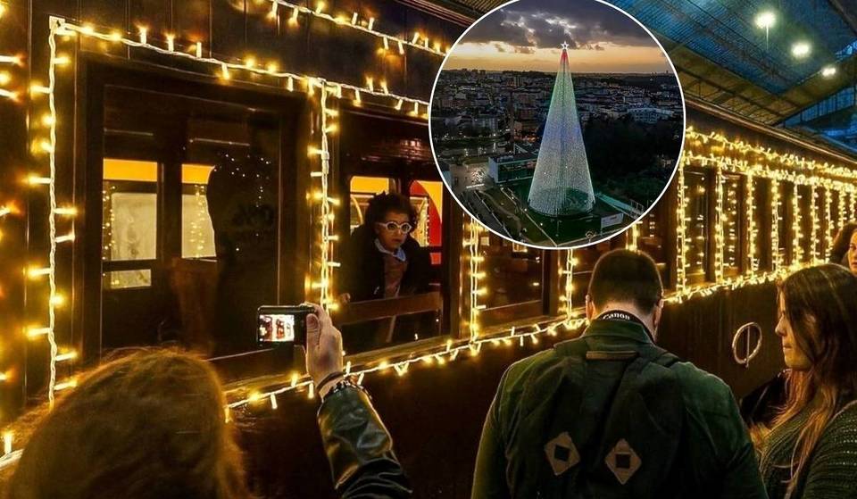 Por menos de 15€: o comboio histórico do Porto que te leva até à ‘Maior Árvore de Natal do País’