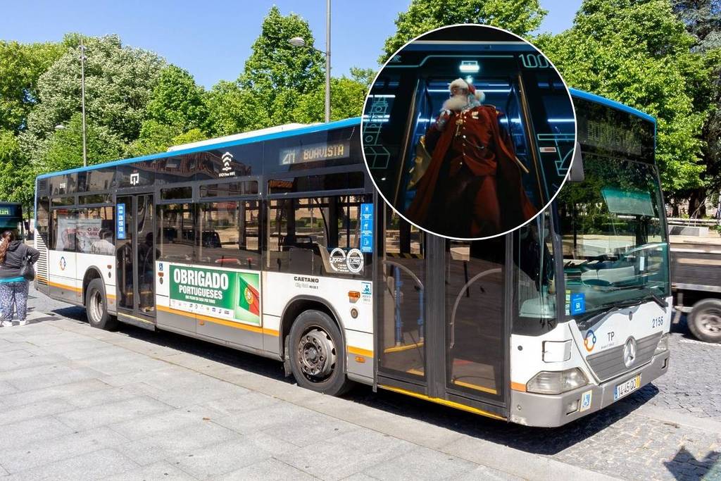 O Autocarro do Pai Natal é uma iniciativa da STCP, na cidade do Porto