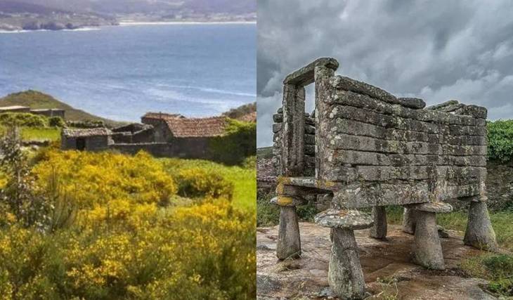 Uma aldeia abandonada com dez casas está à venda por apenas 150 mil euros na Galiza — e tem vistas incríveis para o mar