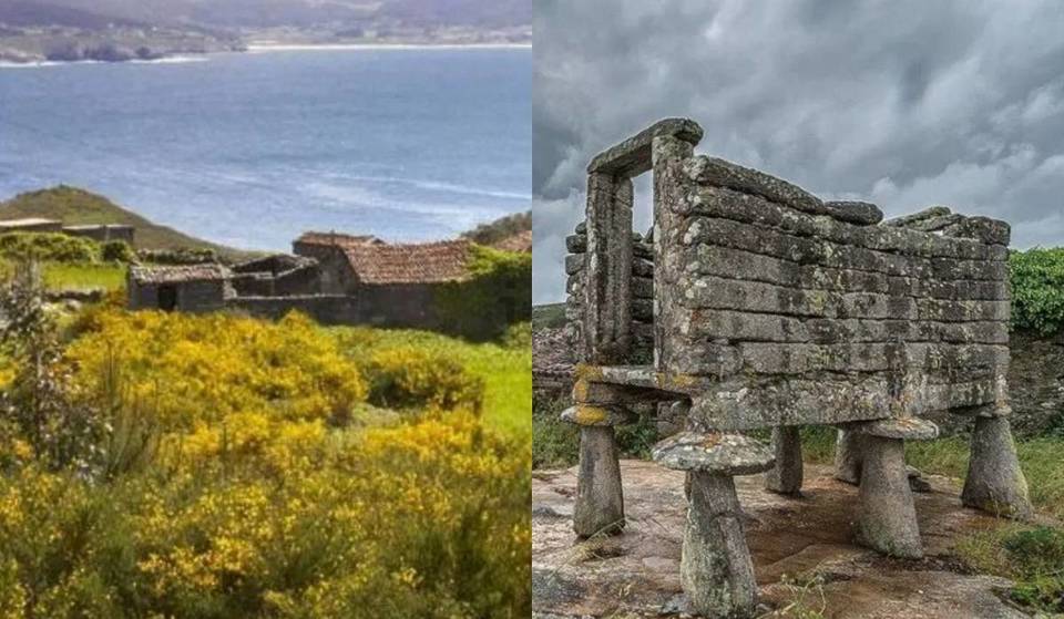 Uma aldeia abandonada com dez casas está à venda por apenas 150 mil euros na Galiza — e tem vistas incríveis para o mar