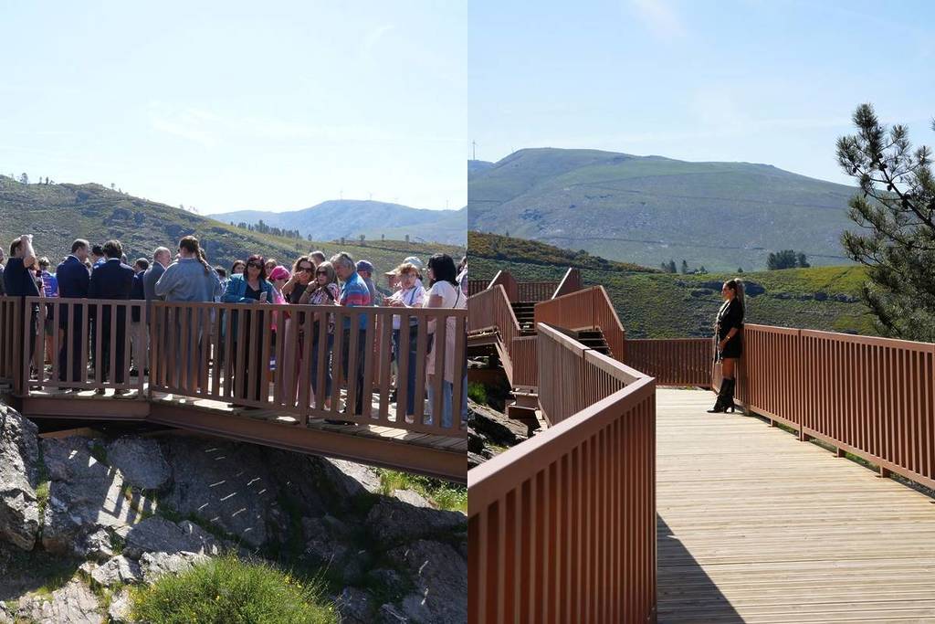 There is a new viewpoint to appreciate the beauty of the Fisgas de Ermelo waterfalls