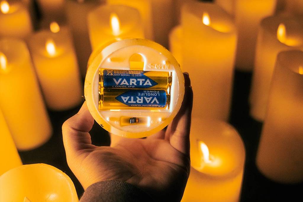 A VARTA tem soluções energéticas duradouras e apoia os concertos Candlelight