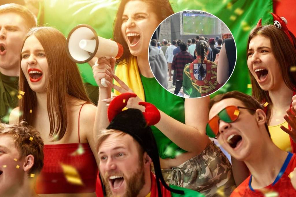 there are several places where you can watch the World Cup matches in Porto