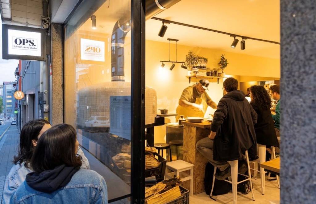 Old Man Pizza studio.