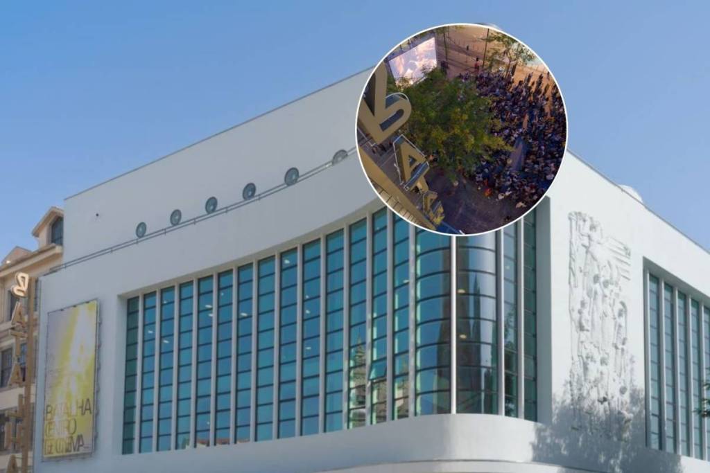 as sessões de cinema ao ar livre regressam à praça da batalha, no porto
