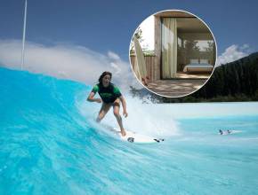 Le nouveau « paradis » du surf européen, à environ 2 h 20 de route de Porto : une méga-piscine qui génère mille vagues par heure, des bungalows et un investissement de 25 millions d’euros — propose des forfaits avec jusqu’à 30 % de réduction