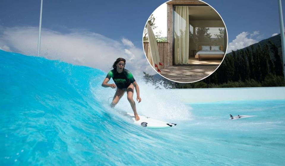 O novo ‘paraíso’ do surf europeu a cerca de 2h20 de carro do Porto: mega piscina que gera mil ondas por hora, bungalows e um investimento de 25 milhões de euros — lança pacotes com descontos até 30%
