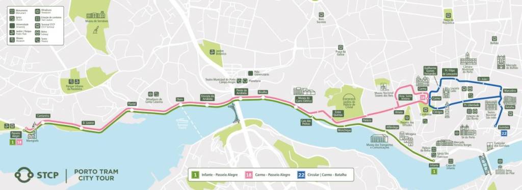 La línea 22 del tranvía histórico de Oporto vuelve a circular por las calles de la ciudad