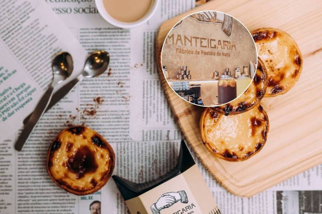 Ao som do habitual sino e acabados de sair do forno, os famosos pastéis de nata da Manteigaria acabam de ganhar uma nova montra artesanal no coração da cidade Invicta
