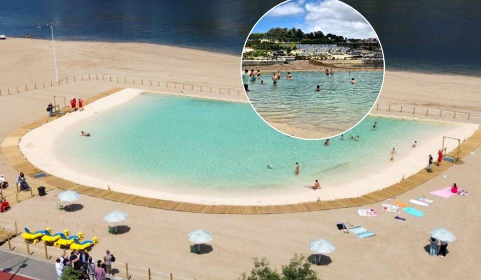 À deux pas de Porto, la plage fluviale d’Areinho a inauguré une nouvelle piscine chauffée entièrement gratuite qui promet « des loisirs sûrs et de qualité »