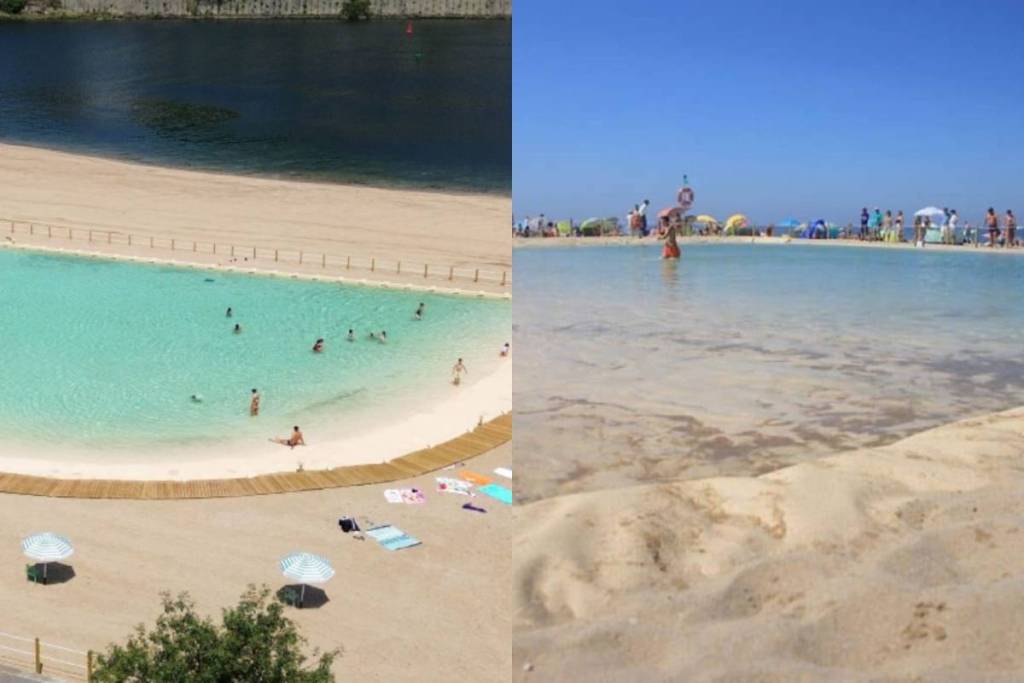 there are several free, heated pools in Vila Nova de Gaia