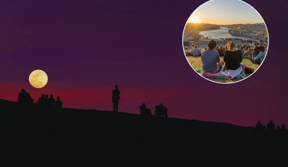 It’s called the Sturgeon Full Moon and it’s the brightest of the summer: Porto’s viewpoints for photographing the phenomenon on the last nights of August
