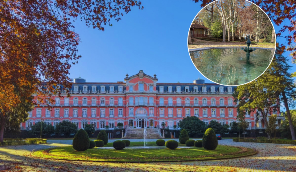 A vila portuguesa famosa no mundo pelas suas águas termais fica a 1h30 do Porto — e tem um palácio histórico com mais de cem anos