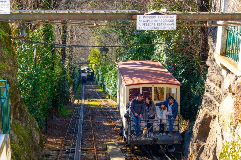 El funicular del Santuario de Bom Jesus do Monte, en Braga
